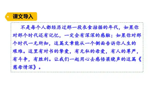 18.慈母情深 课件(共36张PPT).ppt
