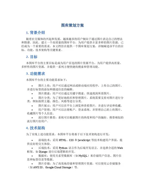 图库策划方案