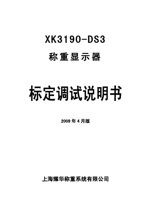 XK3190-dS3技术