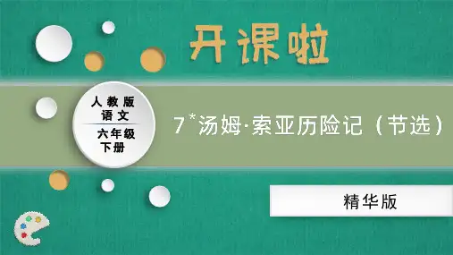 人教部编版语文六年级下册 7汤姆-索亚历险记(节选)(精华版)