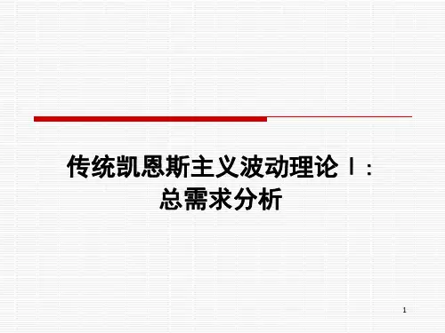传统凯恩斯主义波动理论Ⅰ-总需求