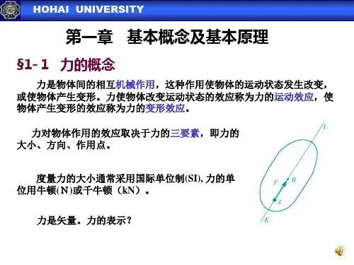 河海大学理论力学课件2