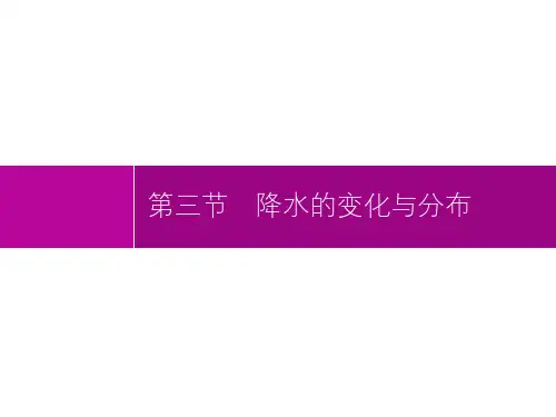 第三章第三节降水的变化与分布-2021年初中同步测控优化设计七年级《地理》福建专版-配套PPT课件