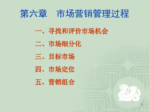 第六章市场营销战略PPT课件