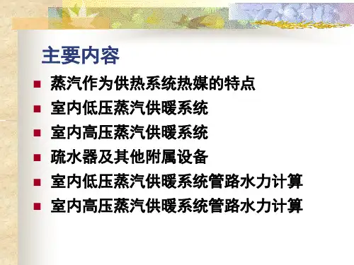 室内蒸汽供暖系统