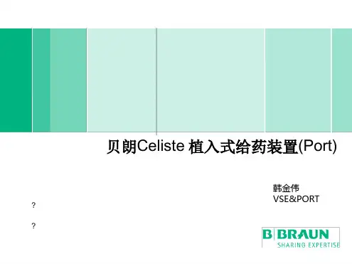 贝朗产品介绍 输液港