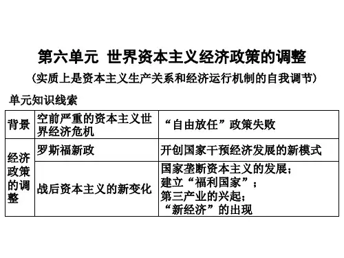 广东省台山市华侨中学高三历史一轮复习课件：必修2第17课空前严重的资本主义世界性经济危机(共19张PPT)