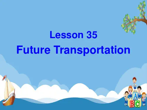《Future Transportation》Go with Transportation! PPT下载英语课件