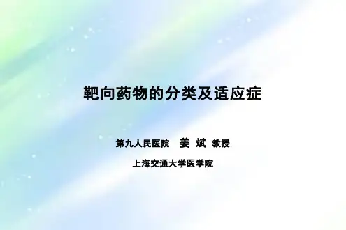靶向药物的分类及适应症 PPT