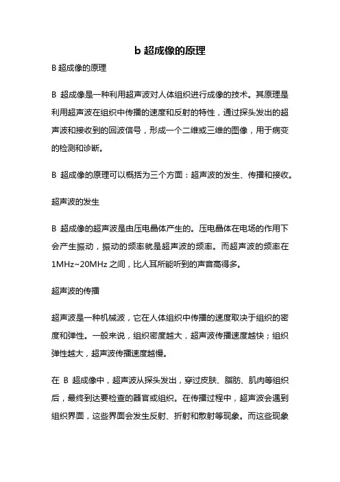 b超成像的原理