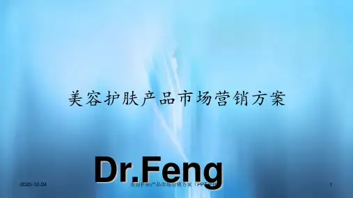 美容护肤产品市场营销方案(PPT课件)