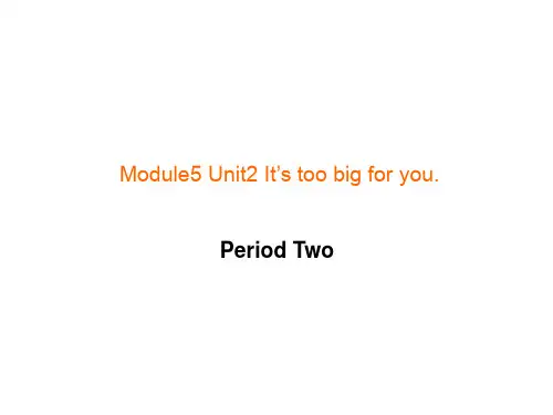 【精品】Moudle5 Unit2period2(课件)外研社(三起)-五年级英语下