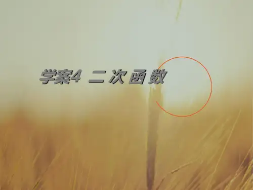 最新-2018年高考数学一轮复习 第2章函数与导数二次函数课件 精品 