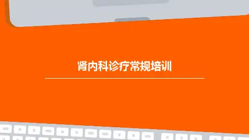 肾内科诊疗常规培训