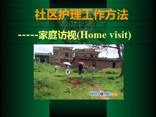 家庭访视讲课教案