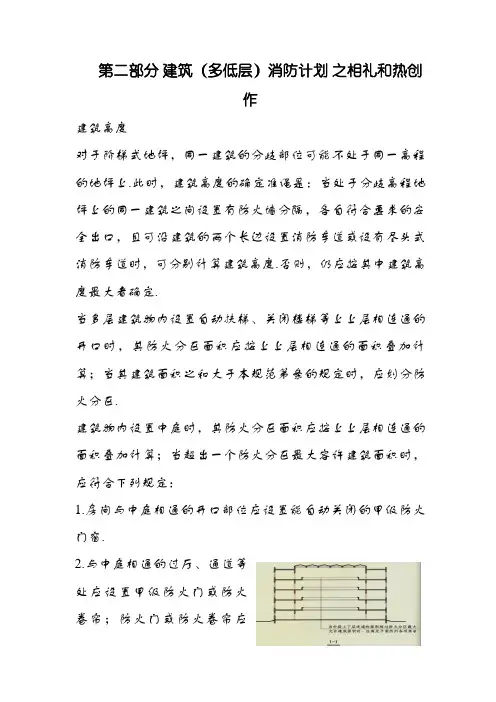 建筑设计防火规范图解