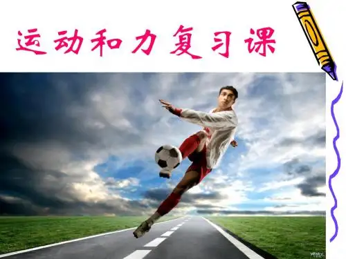 人教版八年级物理下册：第八章 力和运动复习课件(共28张PPT)