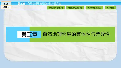高中地理第五章自然地理环境的整体性与差异性5.1自然地理环境的整体性课件新人教版必修1(1)