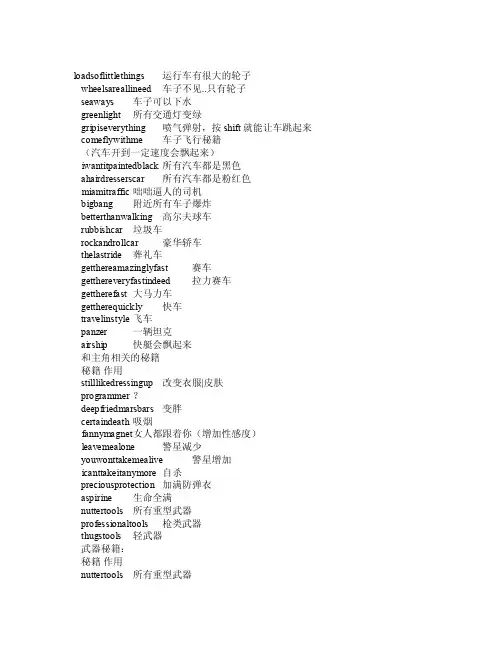 罪恶都市指令册