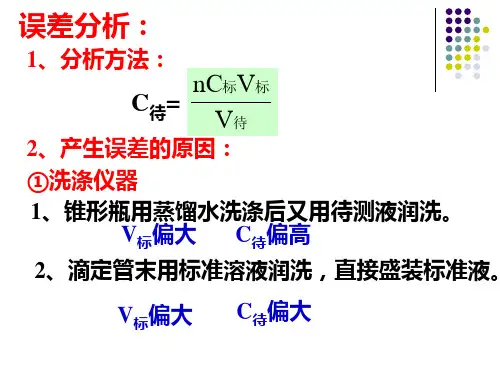 误差分析