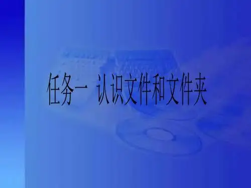 广西科技版信息技术任务一  认识文件和文件夹 课件 (4)