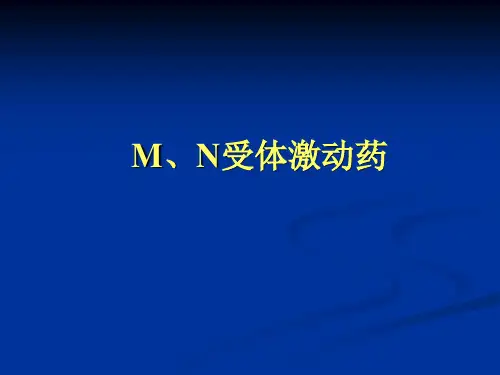 第七章 胆碱受体激动药_PPT幻灯片