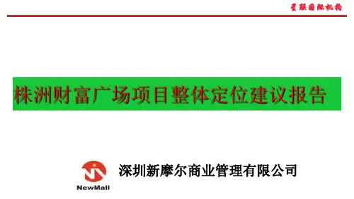 某广场项目整体定位建议报告(PPT 177页)