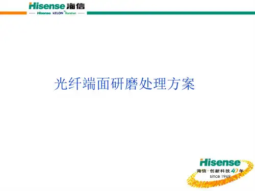 光纤端面研磨处理工艺流程