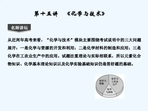 高考化学二轮创新《化学与技术》课件