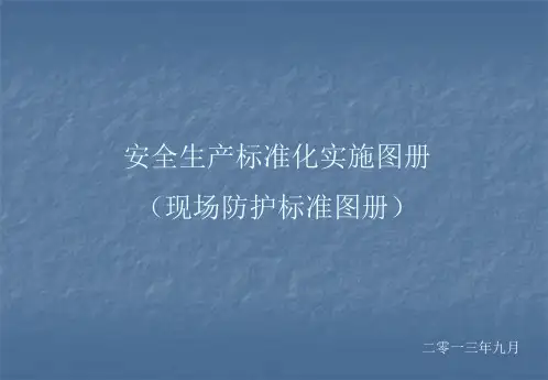 安全生产标准化实施图册