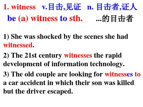 高中英语-选修七Unit3 language point