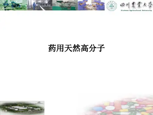 [医学]药用天然高分子