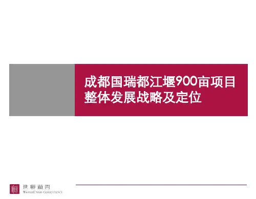 都江堰项目整体定位及发展战略1044513906