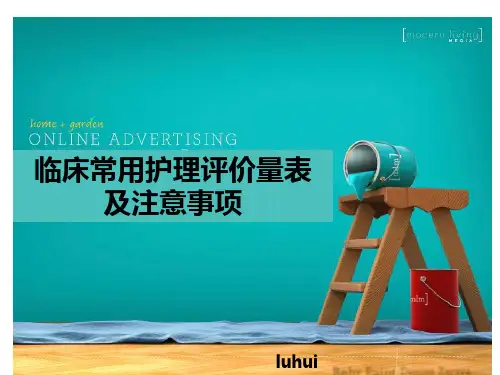 临床护理_评价量表及应用03-25