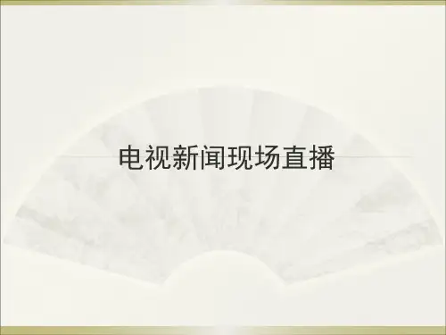电视新闻现场直播