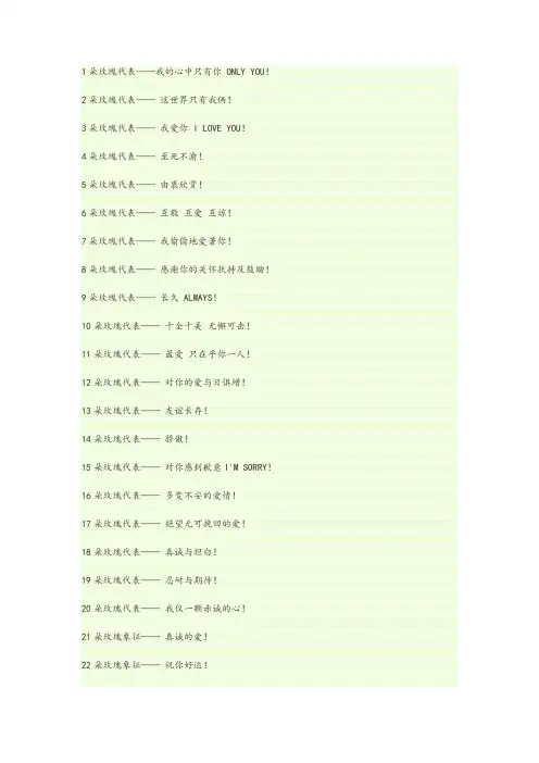 玫瑰与数字