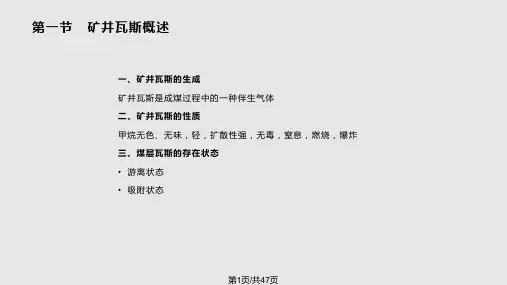 矿井瓦斯防治管理PPT课件