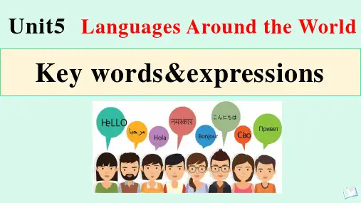 Unit+5+Languages+Around+the+World课件-高中英语人教版(必修第一册