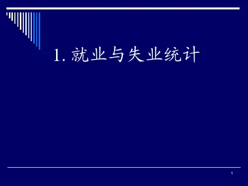 失业率=失业人数失业就业人数