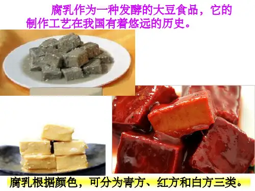 腐乳的制作