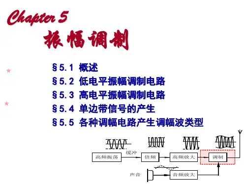 高频电子线路第五章幅度调制