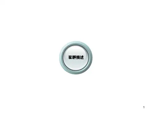 万科客户细分模板ppt课件