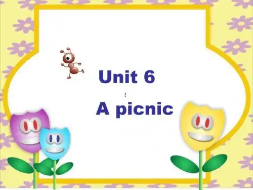 二年级英语上册Unit6Apicnic PPT精品课件苏教牛津版