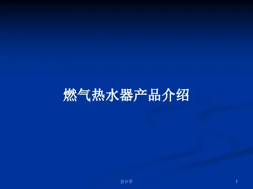 燃气热水器产品介绍PPT学习教案