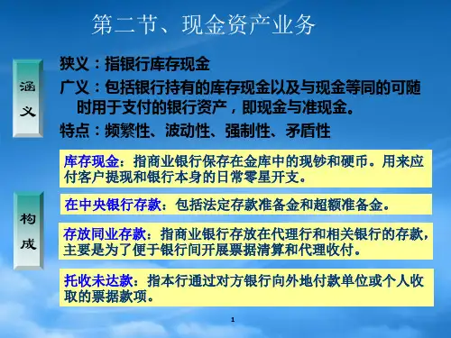 市场营销第4章商业银行资产业务