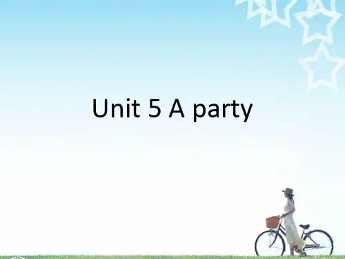 牛津译林版六年级英语下册Unit 5 A party 课件 2.ppt