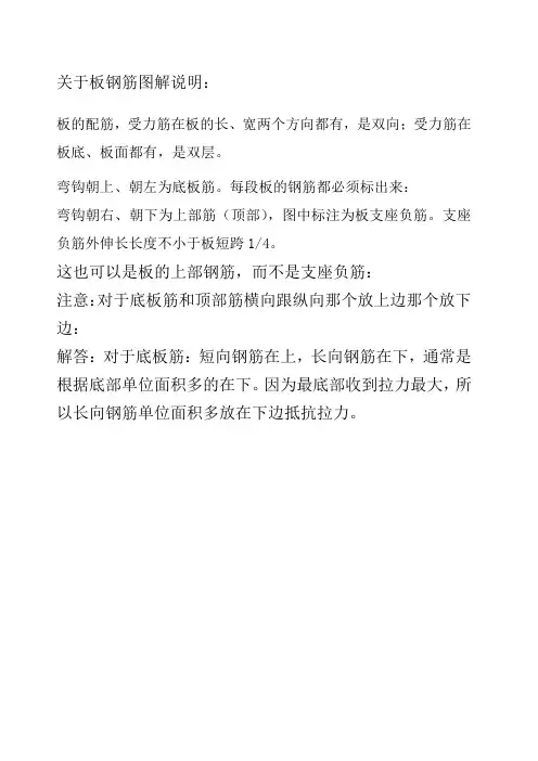 板钢筋识图解析