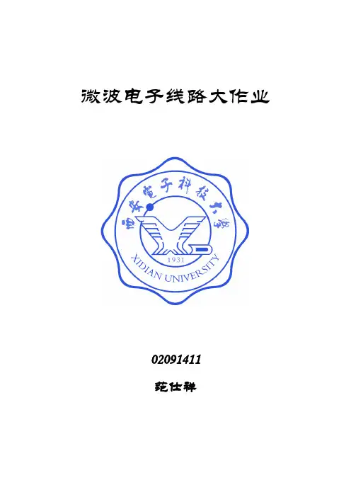 微波电子线路大作业