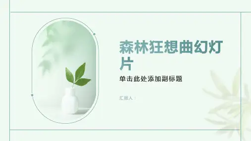 森林狂想曲幻灯片