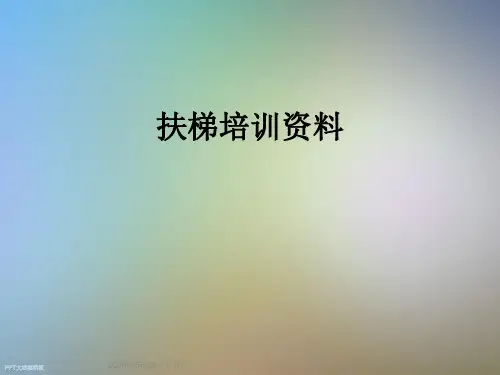 扶梯培训资料